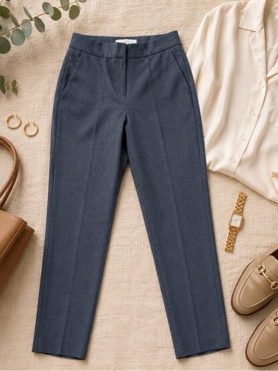 Everlane Pants - Everlane Gray Tapered Straight Leg Work Pant